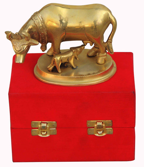 Brass Cow Statue 0.3Kg